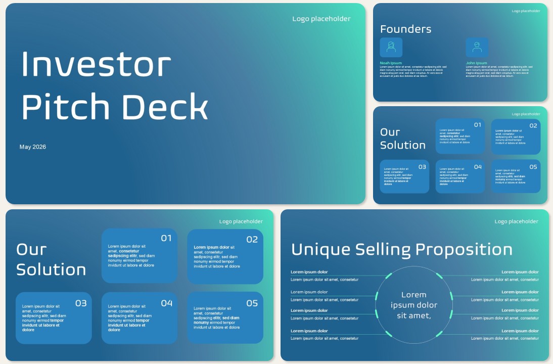 Investor Pitch Deck Redesign